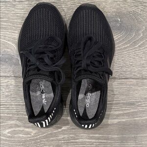 Adidas Women's Black Knit Sneakers